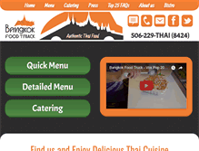 Tablet Screenshot of bangkokfoodtruck.com